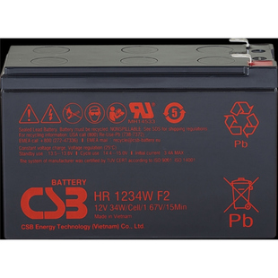 CSB蓄电池HR1234WF2内置TG1000 HR1227WF2FR电梯HR1221F2 HR1251W