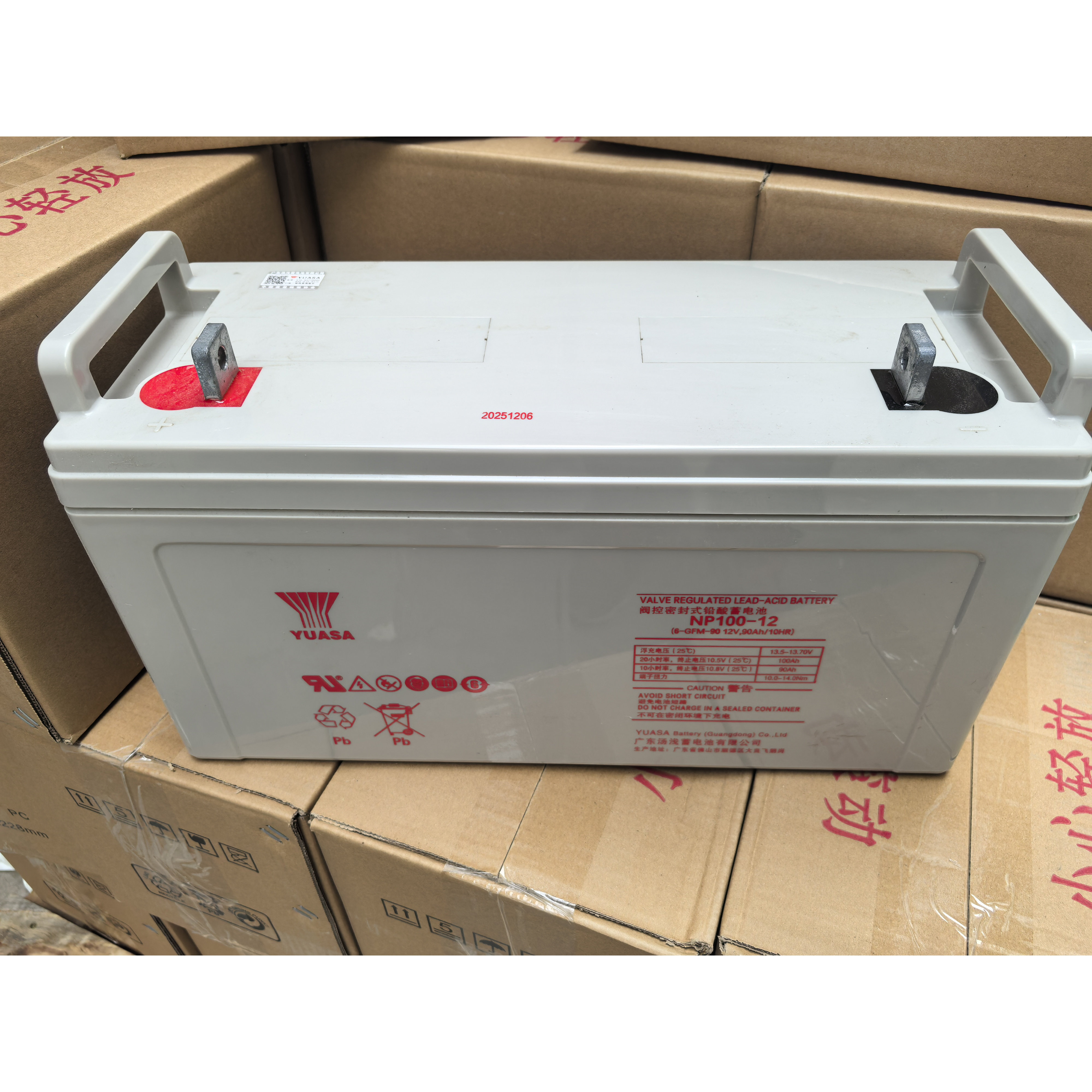 汤浅蓄电池NP100-12 耐普NPG12-100 12V100AH 不间断房车电瓶电源