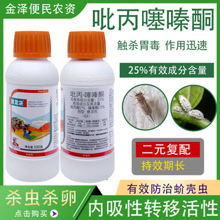 黄龙决 25%吡丙噻嗪酮 柑橘花卉木虱蚧壳虫 高效农药杀虫剂500克