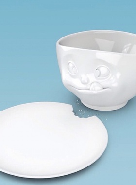 德国硬瓷Fiftyeight TASSEN官方授权创意甜点盘 主餐盘 2件装礼盒