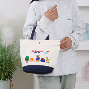 大容量帆布包手提包女款2025礼品袋伴手礼包卡通熊猫上班妈咪女包