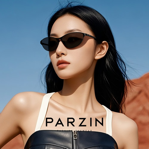 帕森Y2K美式潮酷赛博朋克未来感太阳镜女 潮流猫眼墨镜男PZ8397
