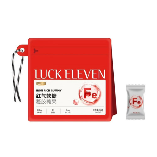 闺言新品红气软糖凝胶糖果补气血