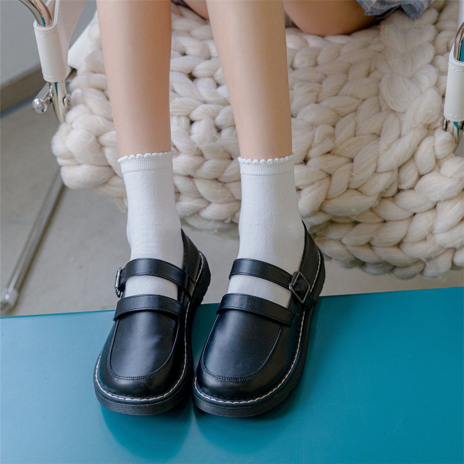 中筒纯色日系学生软妹百搭制服袜