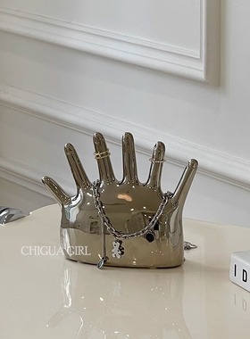 中古轻奢摆件小众高级感化妆台装饰家居服装店软装斗柜梳妆台卧室