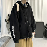 春秋新款宽松情侣连帽卫衣休闲开衫夹克205-3#WY2025P60，男装卫衣，星座205-3