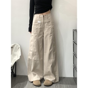 网图现货  美式宽松直筒休闲弯刀长裤女K2505/P45图片