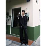 现货美式拼接polo衫男款老钱风正肩长袖t恤TK43/P特P45，男装针织衫/毛衣，星座205-3