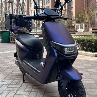 摩托车碳纤黑改色膜 饰贴自行车贴膜 电动车变色龙贴纸拉丝深灰装