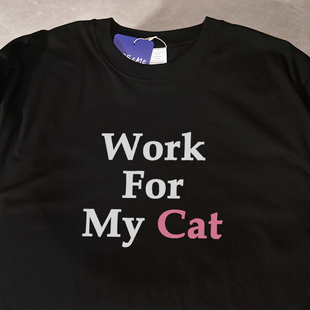 短袖 Work dog夏季 t恤宽松休闲纯棉百搭男女情侣 for