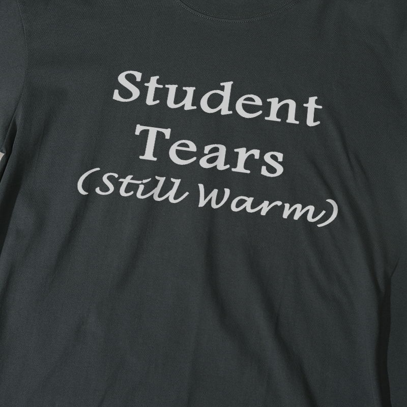 Student tears夏季新款ins风短袖t恤宽松休闲纯棉百搭男女情侣