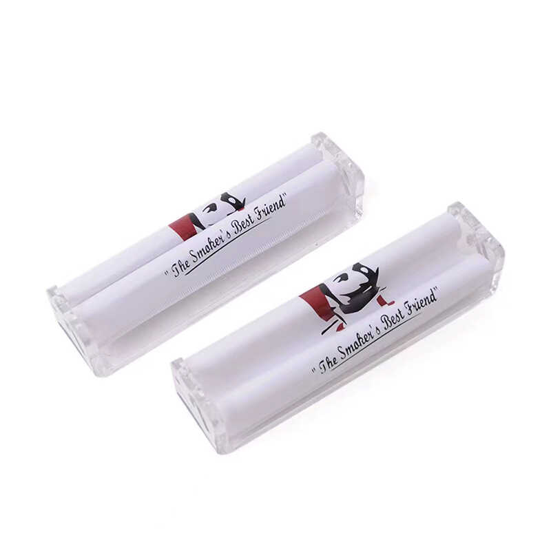 亚克力塑料78mm滚筒器直径8mm不可调节便携卷烟器