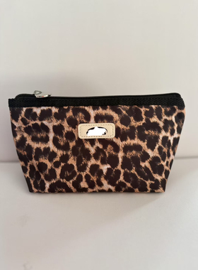 韩国小众豹纹化妆包/洗漱包/口红姨妈巾收纳包袋