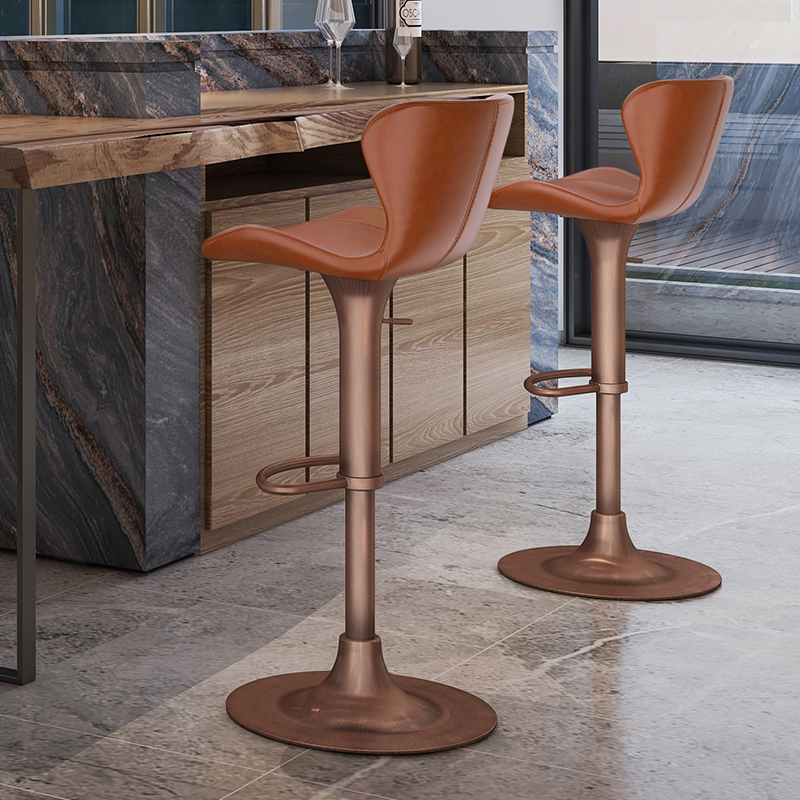 吧台椅高脚凳吧台凳酒吧椅椅子轻奢家用升降旋转北欧7215 7201