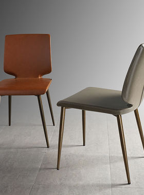 意式极简设计师餐椅高端轻奢岛台椅子高级感北欧家用餐桌凳子560