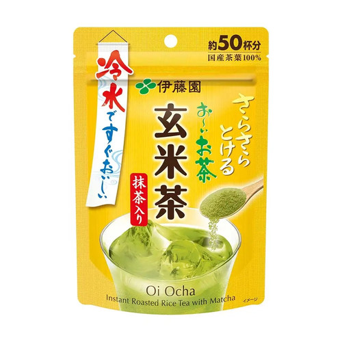 日本伊藤园玄米茶粉浓茶抹茶粉