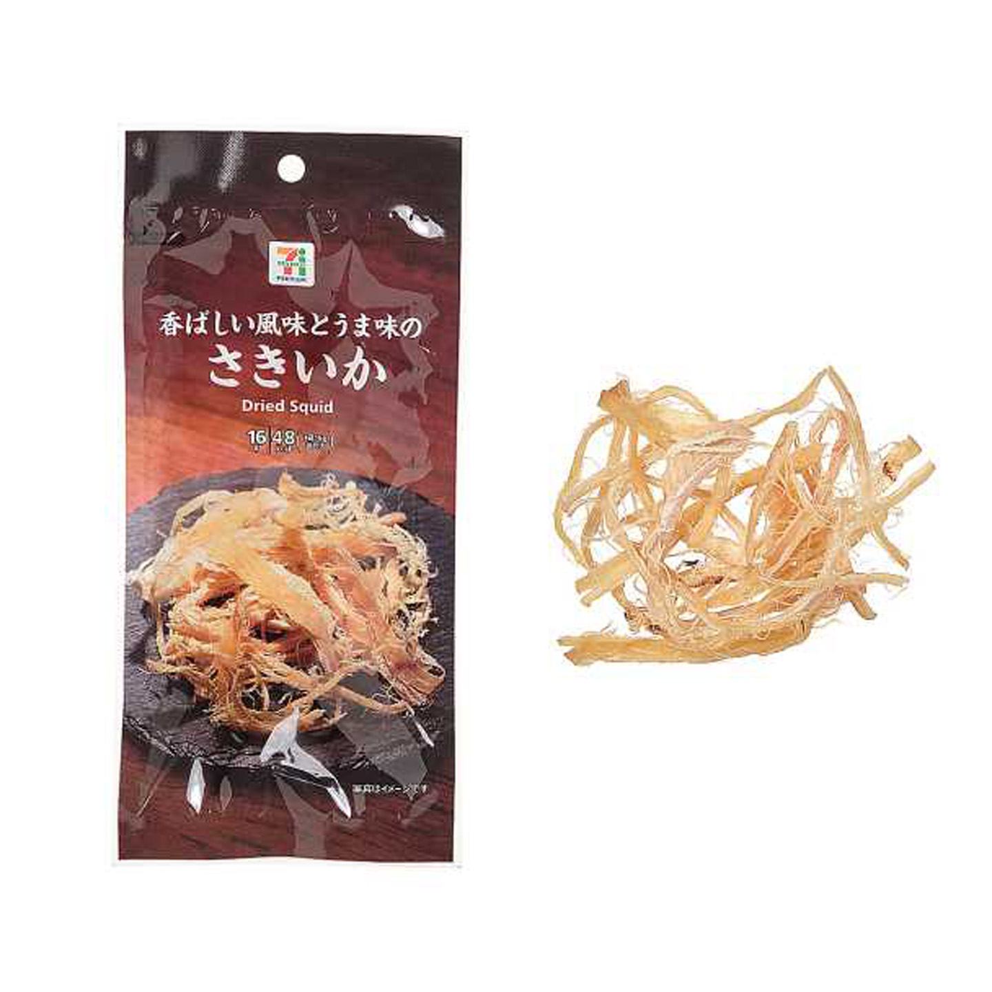 便利店711柔软鱿鱼丝芝士鳕鱼条