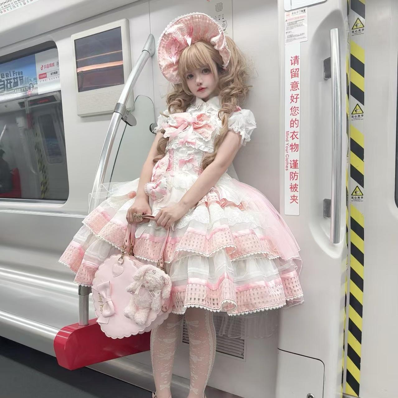 【暮夜晨曦】 恋与心绪JSK  Lolita洋装 展示 日常轻Lo连衣裙