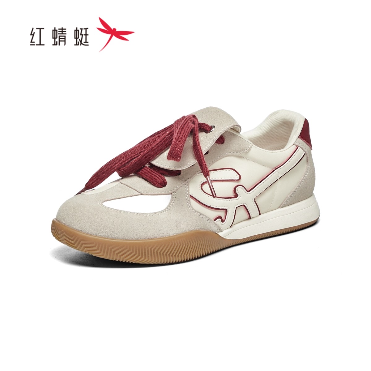 红蜻蜓春季板鞋运动休闲透气德训