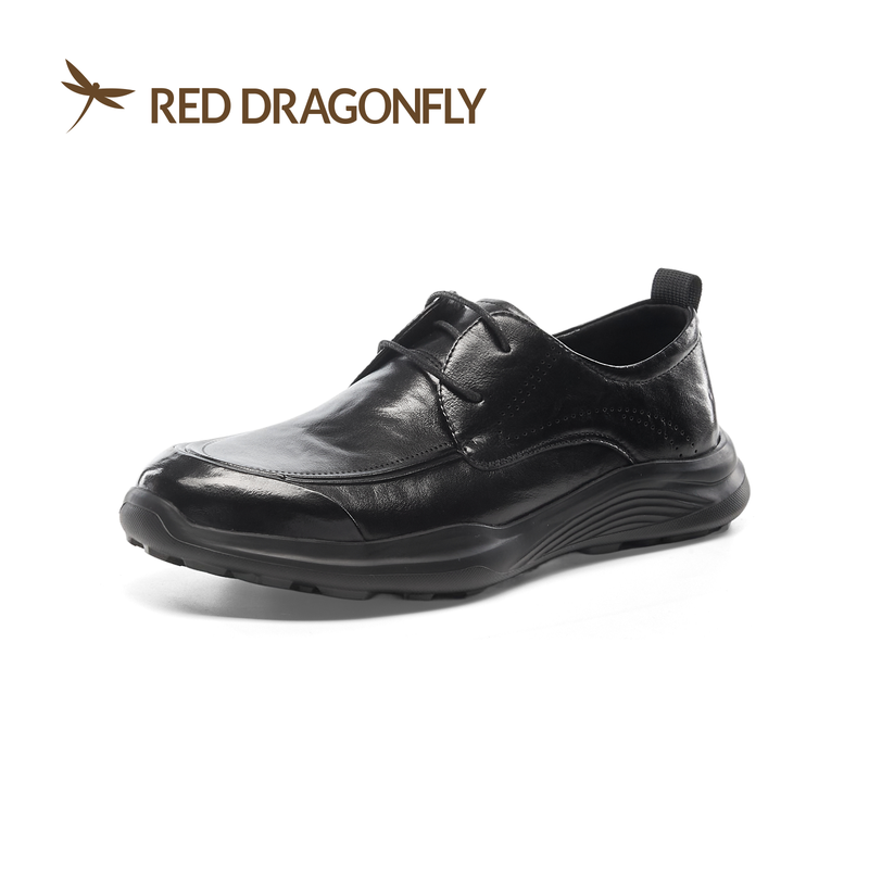 红蜻蜓2026春季男式牛皮单鞋商务休闲AC72000801透气耐磨轻便软面,流行男鞋,休闲皮鞋,淘宝优惠券,粉丝福利购,淘宝优惠卷