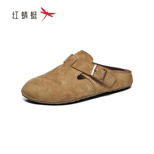 红蜻蜓25春季女式单鞋BC61019051勃肯鞋包头女鞋半拖鞋BC61019052