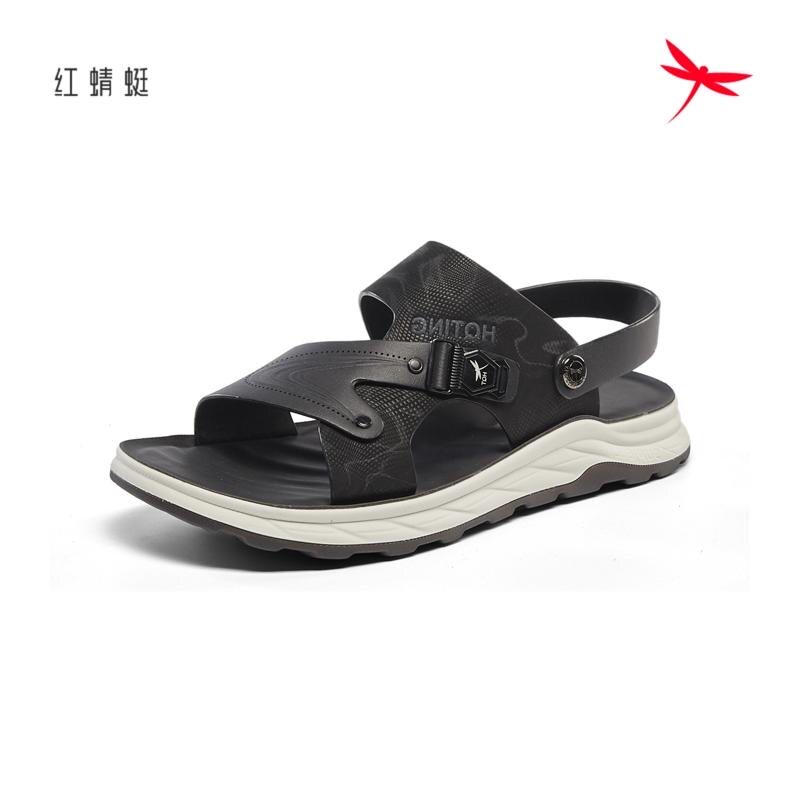 红蜻蜓沙滩鞋夏季新LX52002421两穿拖鞋男凉鞋LX52002422经典防滑