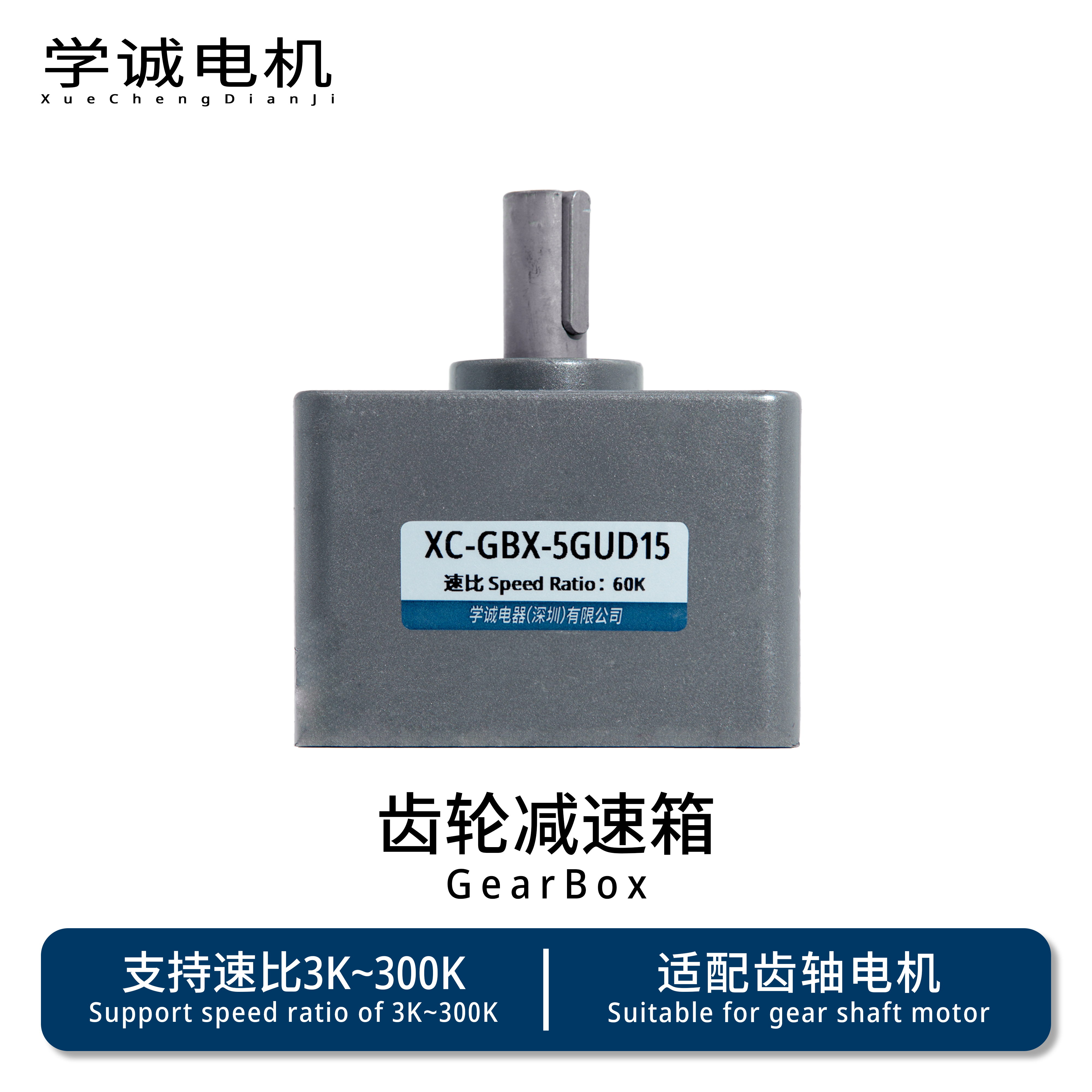 XCDQ齿轮减速箱适配齿轴电机