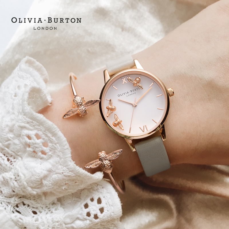Olivia Burton手表女 奢华个性礼物 流动蜂群进口正品石英女表