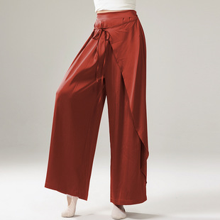 现代舞中国古典舞男女宽松垂感飘逸基训艺考身韵练功阔腿裤演出服