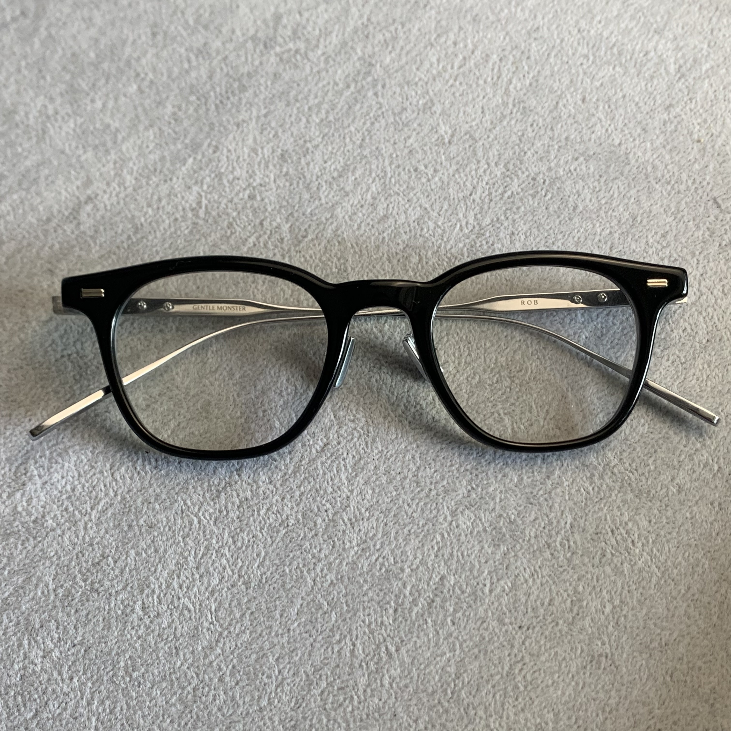 润感2025新款GM眼镜ROB近视可配度数男纯钛显脸小女防蓝光眼镜框