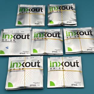 【全真CBX】INXOUT净蓝膜变色镜片膜变防蓝光变茶变灰极速变色