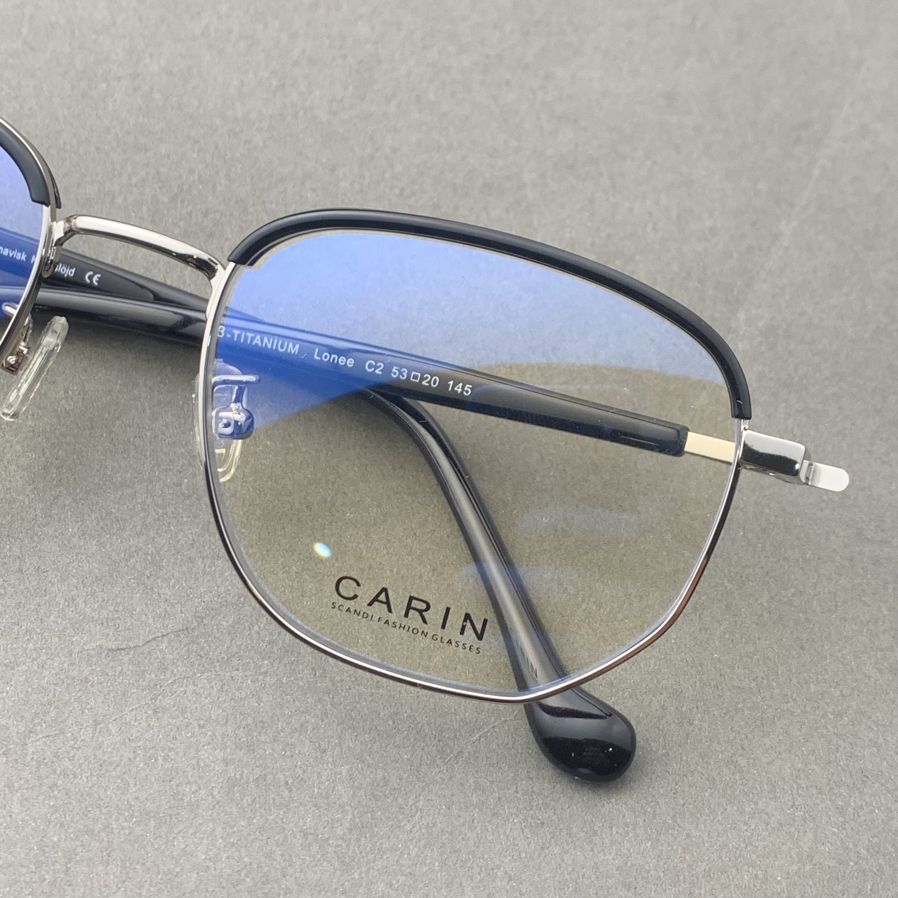 裴秀智同款卡琳多边形眉毛镜框carin lonee女款大框可配度数近视