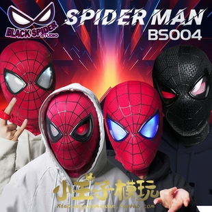 超凡蜘蛛侠2面具电影还原加菲版 彼得帕克眨眼头套电动面具充电款