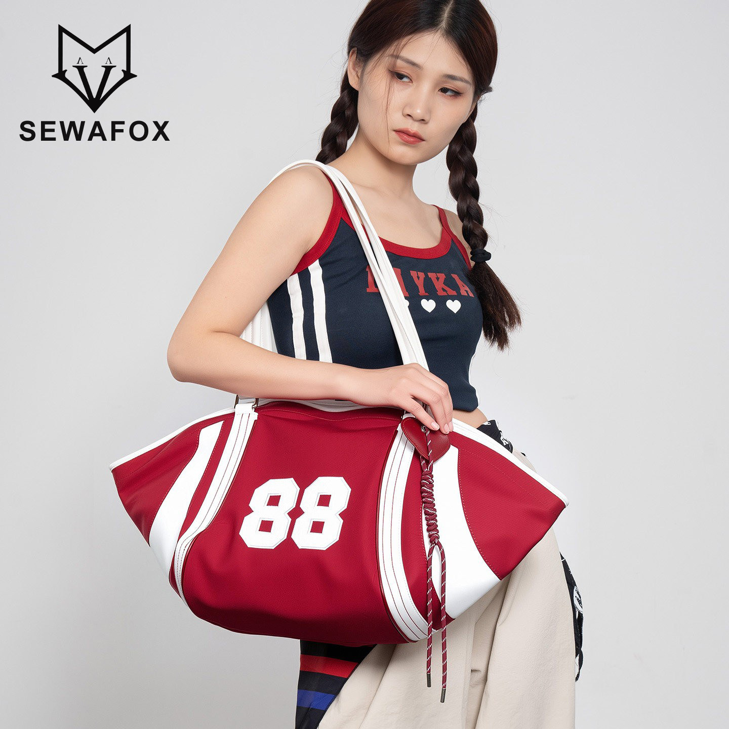 小众托特包女士大容量2026新款手提包网球羽毛球单肩包运动包女款