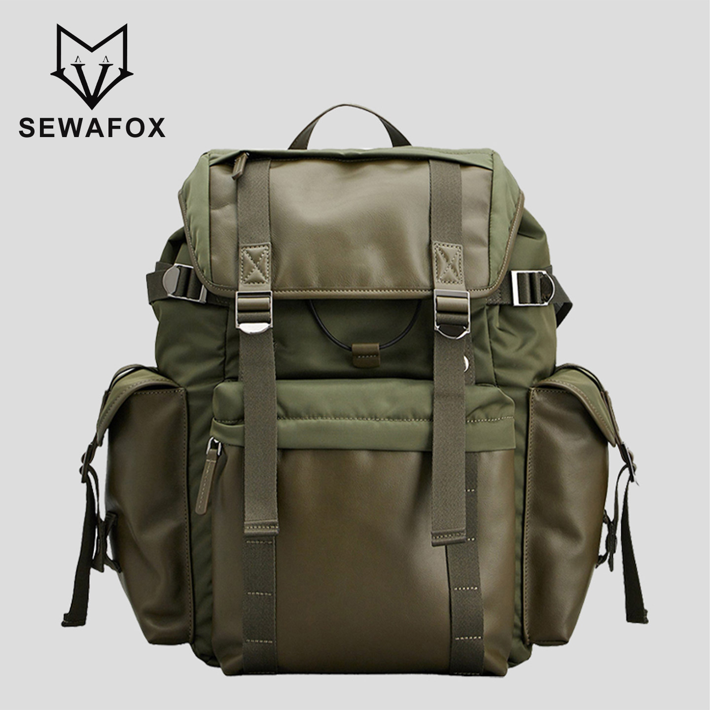 男士高端商务背包通勤工装电脑双肩包大容量书包户外摄影旅行男包