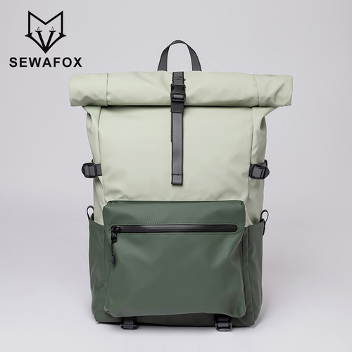 SEWAFOX/塞瓦狐大容量休闲双肩包