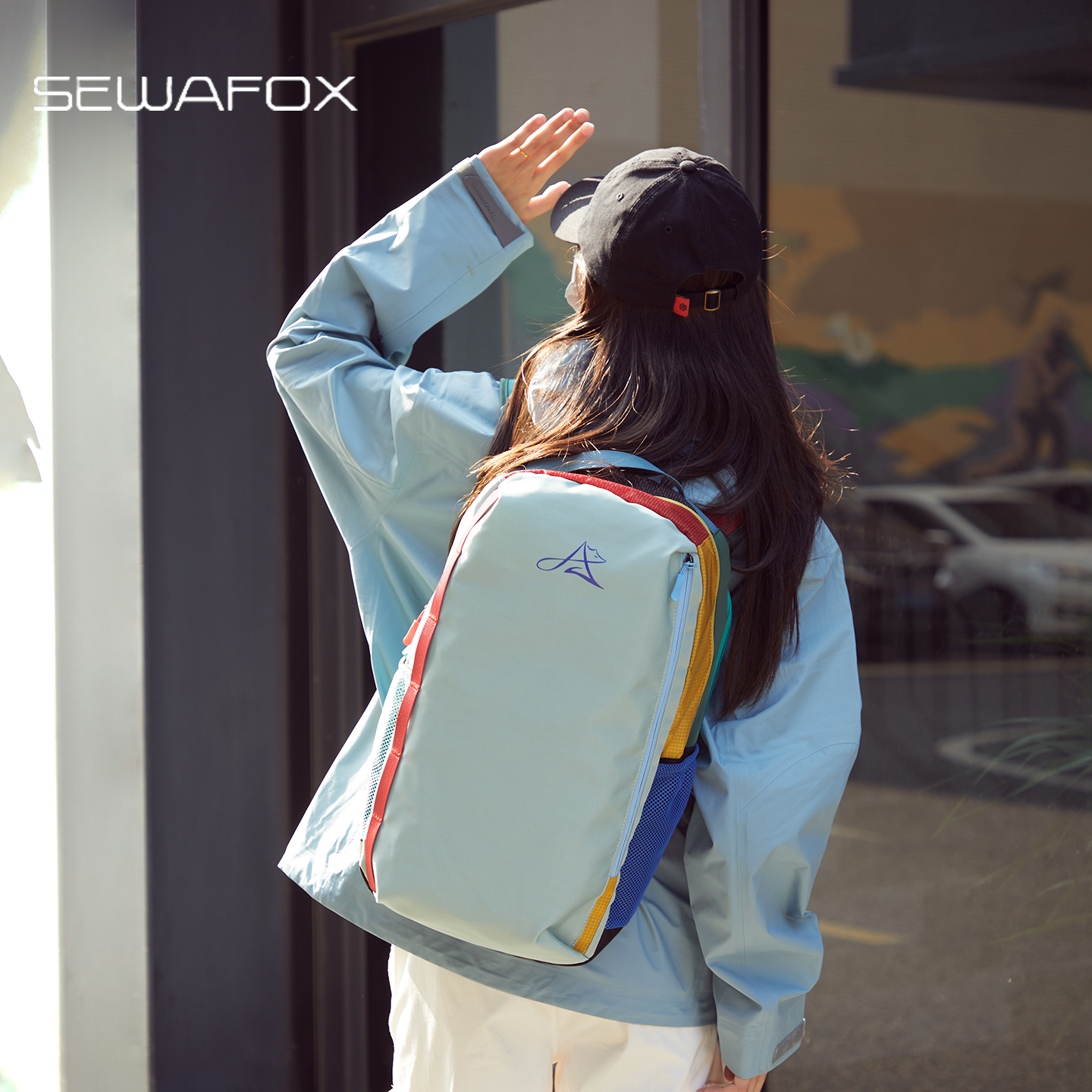 SEWAFOX/塞瓦狐户外多巴胺风背包