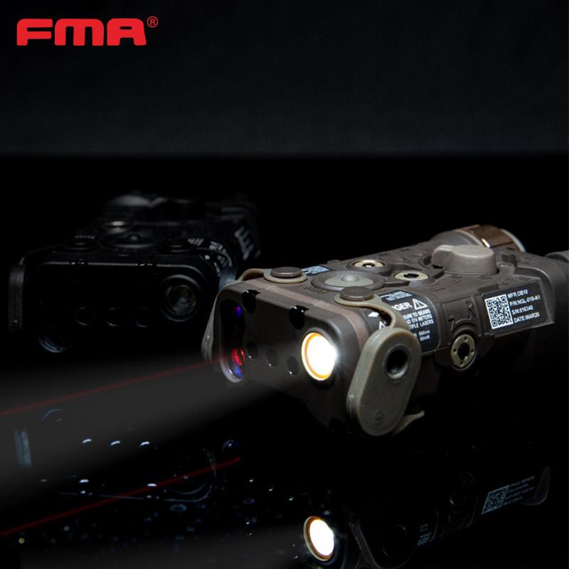 军迷FMA LAB 迷你版本PEQ-NGAL LED灯+IR红镭射激光指示器 TB1398