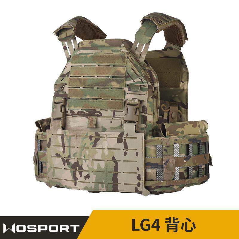 LG4战术背心考杜拉材质多功能训练负马甲军迷wargame战斗作战背心
