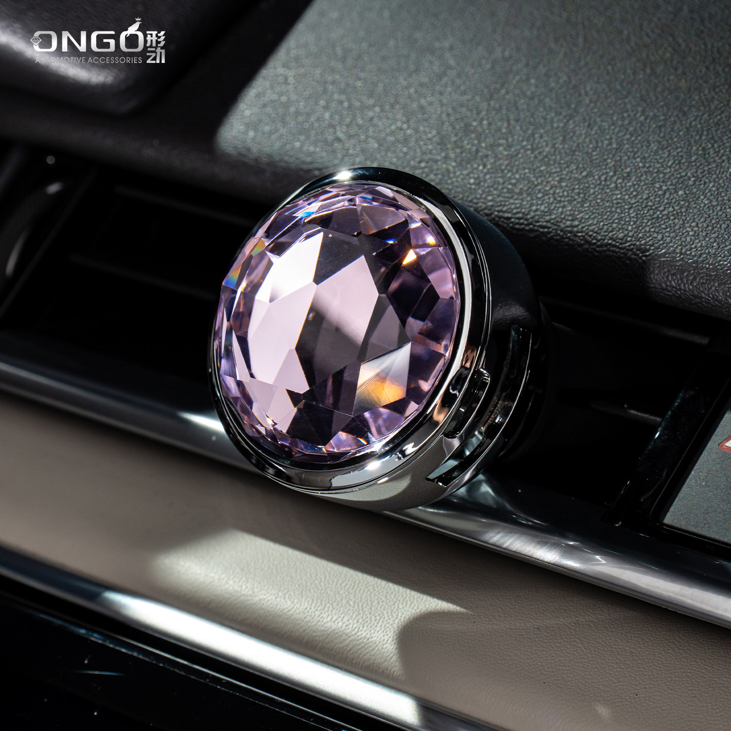 水晶出风口高级精致香薰