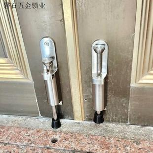 玻璃门固定脚踩脚踩门吸旋转门锁随意停定位任意门阻入户门门碰.