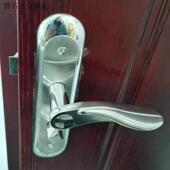 卧室门锁室内家用通用型房门木门锁具免改孔可调节门把手手柄执.