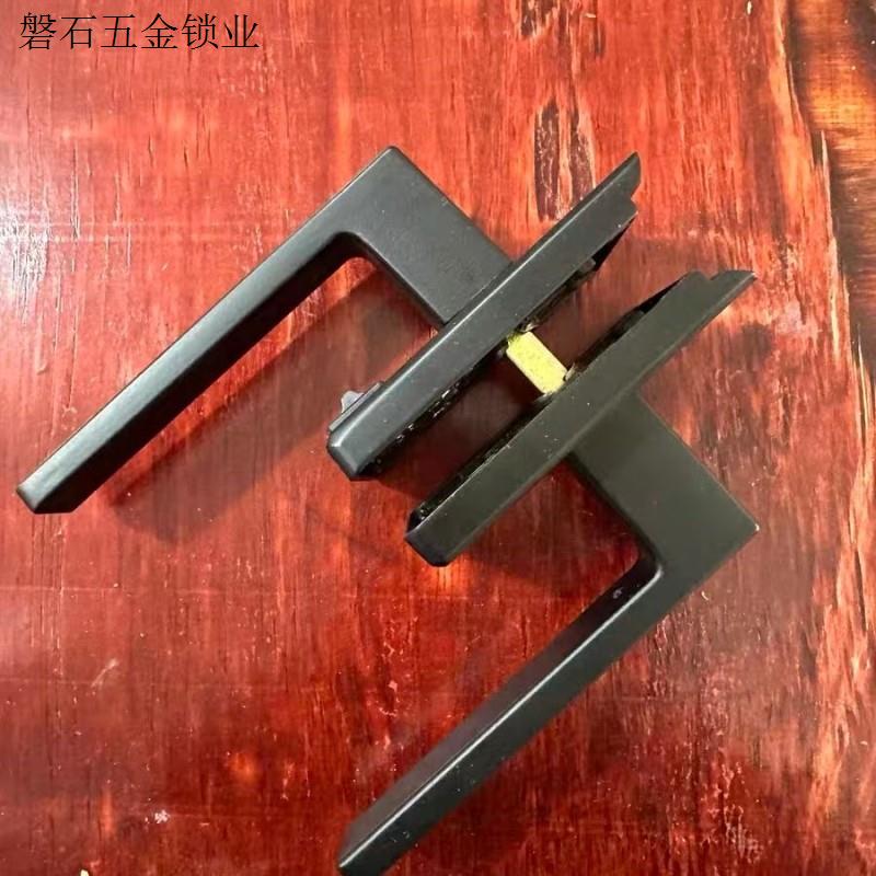 平开磁吸窄边1618静音浴室门卫生间斜口缺口玻璃门锁极窄洗手间.