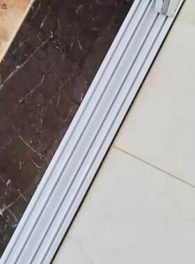 移门轨道加厚型四槽导轨衣柜双门滑道厨房卫生间推拉门双排轮滑轨