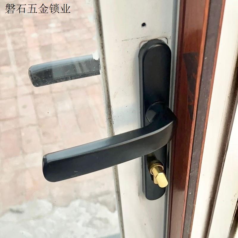 85型门执手铝合金门断桥铝锁老式门窗平开面板移门通用型房门锁.