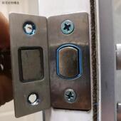 磁吸锁舌大单舌锁体配件自动配面板通用静音磁力锁具锁利房门锁