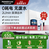 汉斯顿净水器家用厨房直饮自来水过滤器大流量320EY超滤机净水机