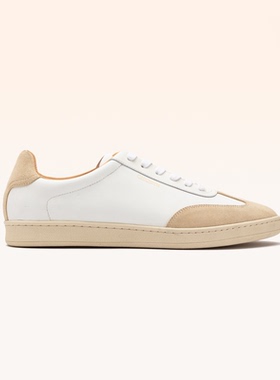 【小牛皮】chioryn青润板鞋男春夏经典休闲鞋小白绒尾09GAT-MW