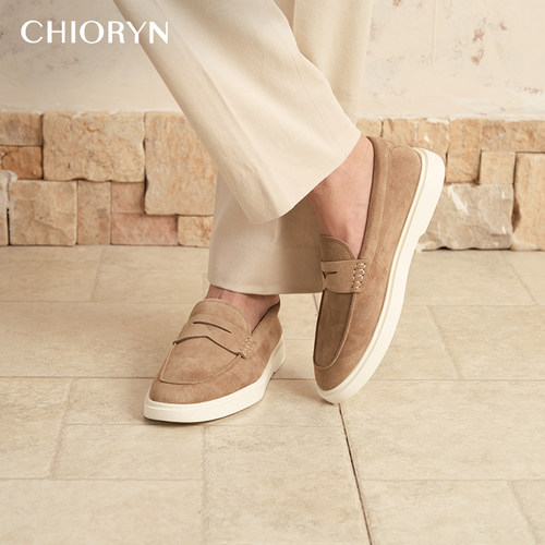 胎牛绒乐福鞋皮鞋男chioryn青润