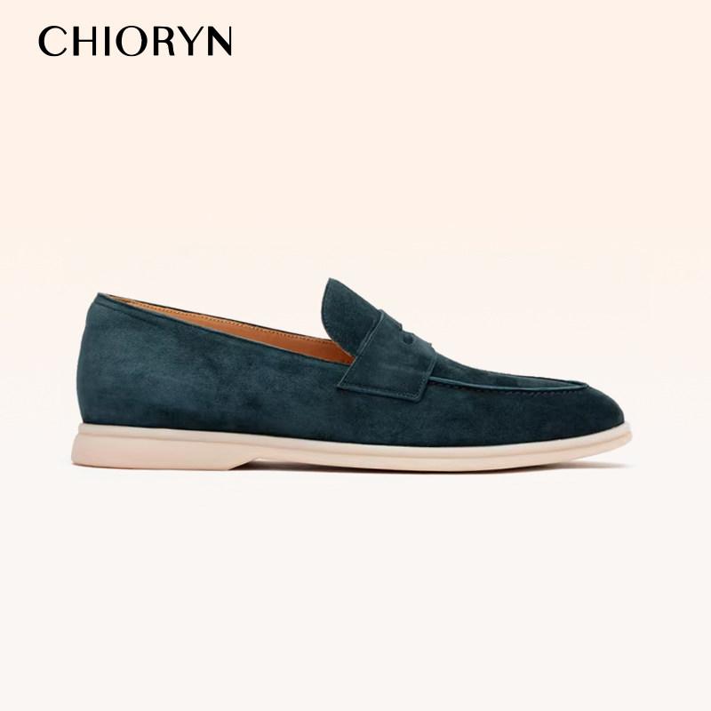 【 Little Sheepskin 】chioryn Qingrun LP Men's soft-soled casual leather shoes with loafers on one foot summerwalk thumbnail 3